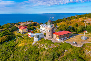 Wall Mural - Kullen Lighthouse at Kullaberg peninsula in Sweden