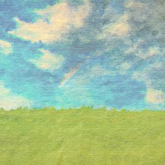 Wall Mural - retro watercolor background