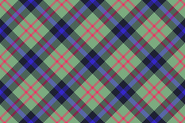 Plaid texture textile. Vector background check. Pattern fabric seamless tartan.