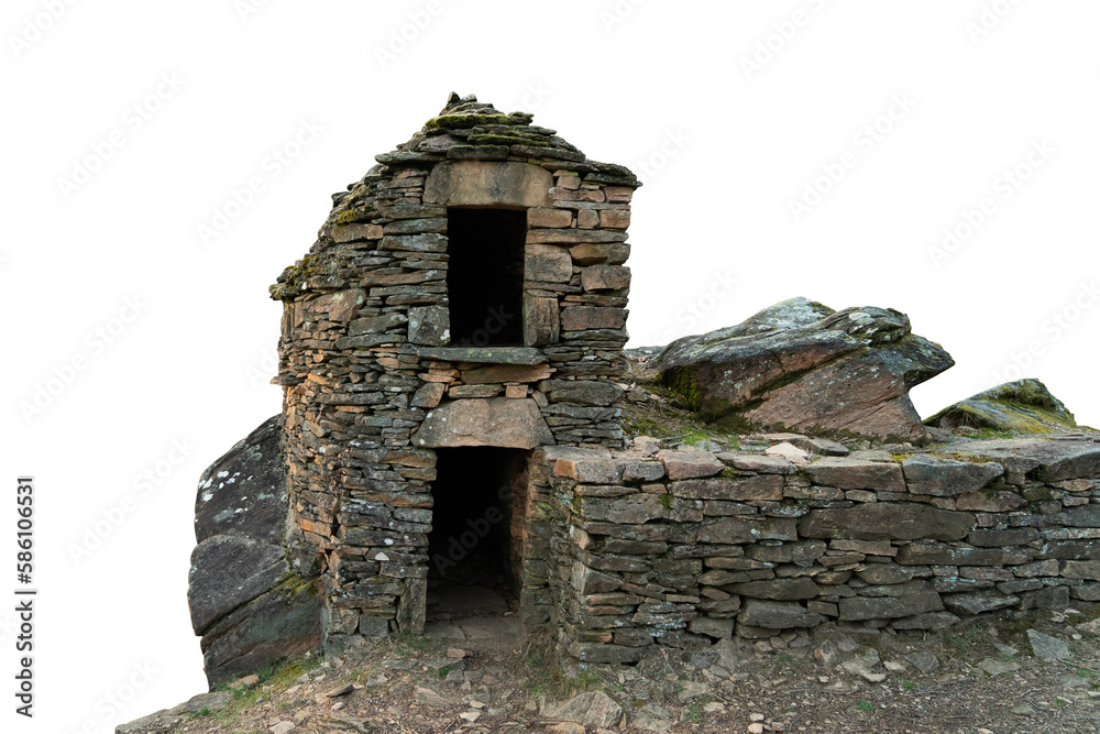 Ruine en pierre sèche png. Petite maison en pierre détourée ou png ...