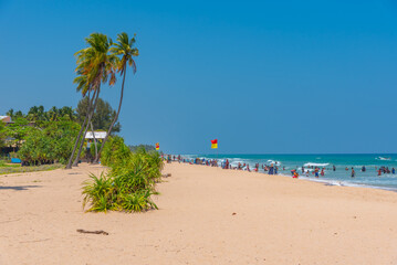 Canvas Print - Sunny day at Nilaveli beach at Sri Lanka