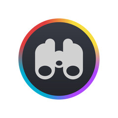 Poster - Binoculars - Pictogram (icon) 