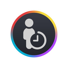 Sticker - Time Management - Pictogram (icon) 