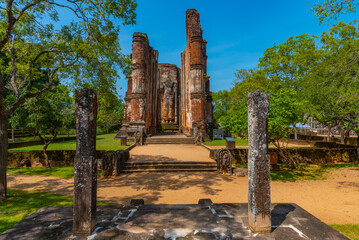 Sticker - lankatilaka ruins at Polonnaruwa, Sri Lanka