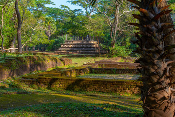 Sticker - Ruins of the royal palace at Polonnaruwa, Sri Lanka