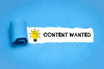 Poster - Content Wanted	