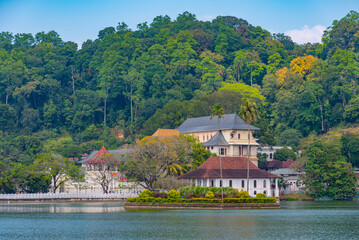 Poster - Temple of the sacred tooth relic in Kandy, Sri Lanka