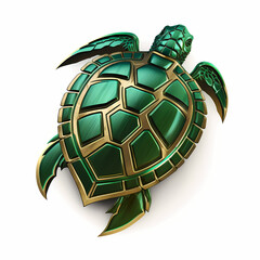 Sticker - Sea Turtle Logo, Generative AI