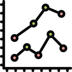 Poster - bitcoin analysis data icon. outline bitcoin analysis data vector icon for web design isolated on whi