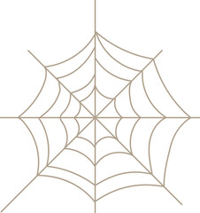 Wall Mural - halloween decoration element spider web