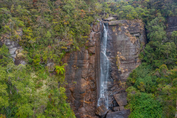 Wall Mural - Lover's Leap Waterfall at Nuwara Eliya, Sri Lanka