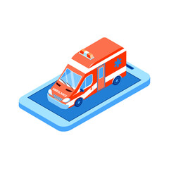 Sticker - Online Medicine Icon