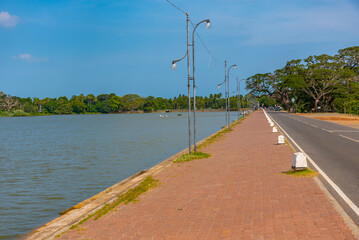 Canvas Print - Tissa Weva lake at Sri Lanka