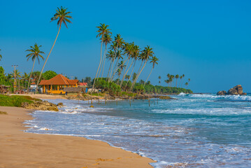 Poster - Sunny day at Koggala beach at Sri Lanka