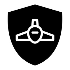 plane shield glyph 