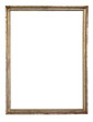 © The Mona Isa - gilded classic wooden rectangle painting or photo frame isolated on white background