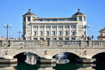 Wall Mural - historic buildings in town Syracuse in Sicily,Italy