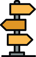 Poster - safari direction icon. outline safari direction vector icon for web design isolated on white backgro