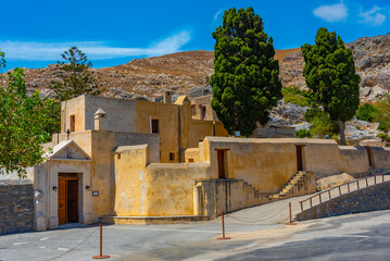 Museum of the Monastery of Preveli at Greek island Crete