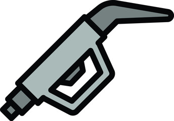 Poster - Kerosene pump icon. Outline Kerosene pump vector icon for web design isolated on white background color flat