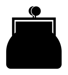 Aufkleber - women wallet icon. Element of banking and finance icon for mobile concept and web apps. Glyph style women wallet icon can be used for web and mobile. Premium icon