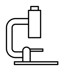 Poster - blood donation, microscope icon. Element of blood donation icon. Thin line icon for website design and development, app development