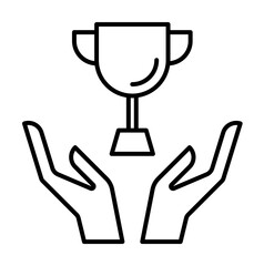 Aufkleber - Corporate and business, achievement, winner icon