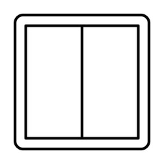 Aufkleber - Switch outline icon. Element of ecology icon for mobile concept and web apps. Thin line Switch can be used for web and mobile on white bakgorund