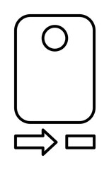 Aufkleber - Camera sign icon. Element of image sign for mobile concept and web apps illustration. Thin line icon for website design and development, app development. Premium icon