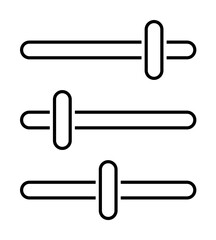 Aufkleber - Settings sign icon. Element of image sign for mobile concept and web apps illustration. Thin line icon for website design and development, app development. Premium icon