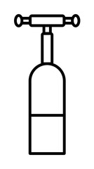 Aufkleber - pepper mill simple line icon