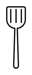 Aufkleber - kitchen spatula simple line icon