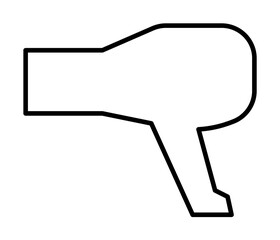 Poster - hair care sign icon. Element of navigation sign icon. Thin line icon for website design and development, app development. Premium icon