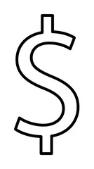 Poster - bank sign icon. Element of navigation sign icon. Thin line icon for website design and development, app development. Premium icon