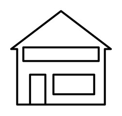 Poster - store sign icon. Element of navigation sign icon. Thin line icon for website design and development, app development. Premium icon