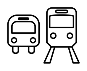 Aufkleber - transit station sign icon. Element of navigation sign icon. Thin line icon for website design and development, app development. Premium icon
