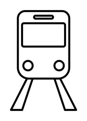 Aufkleber - train station sign icon. Element of navigation sign icon. Thin line icon for website design and development, app development. Premium icon