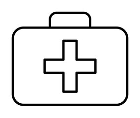 Poster - doctor sign icon. Element of navigation sign icon. Thin line icon for website design and development, app development. Premium icon