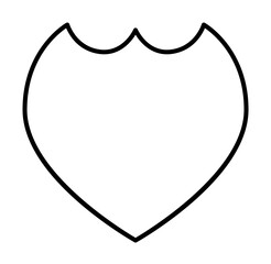 Aufkleber - route pin sign icon. Element of navigation sign icon. Thin line icon for website design and development, app development. Premium icon