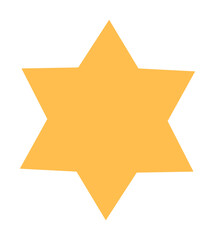Poster - star, favorite icon. Element of material arrow symbol icon for mobile concept and web apps. Color star, favorite icon can be used for web and mobile