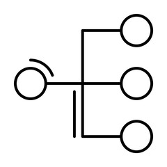 Poster - Connection, circles, networking icon. Simple line, outline elements of storage and cloud icons for ui and ux, website or mobile application
