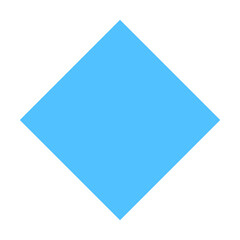 Poster - rhombus icon. Element of material arrow symbol icon for mobile concept and web apps. Color rhombus icon can be used for web and mobile