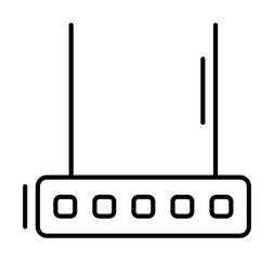 Aufkleber - Connection, networking icon. Simple line, outline elements of storage and cloud icons for ui and ux, website or mobile application
