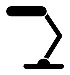 Aufkleber - table lamp icon. Element of web icon for mobile concept and web apps. Glyph table lamp icon can be used for web and mobile
