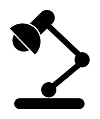 Aufkleber - table lamp icon. Element of web icon for mobile concept and web apps. Glyph table lamp icon can be used for web and mobile