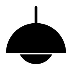 Aufkleber - chandelier icon. Element of web icon for mobile concept and web apps. Glyph chandelier icon can be used for web and mobile