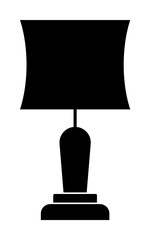Aufkleber - table lamp icon. Element of web icon for mobile concept and web apps. Glyph table lamp icon can be used for web and mobile