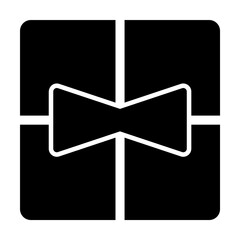 Poster - gift icon. Element of web icon for mobile concept and web apps. Glyph gift icon can be used for web and mobile