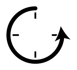 Aufkleber - reversal arrow icon. Element of simple icon. Premium quality graphic design icon. Signs and symbols collection icon for websites, web design, mobile app