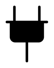 Aufkleber - electrical plug icon. Element of simple icon. Premium quality graphic design icon. Signs and symbols collection icon for websites, web design, mobile app